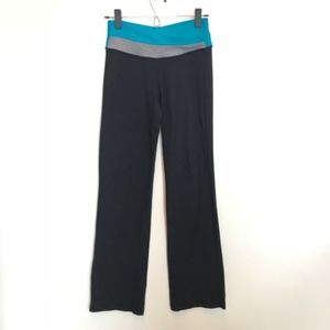 Lululemon | Black & Teal Astro Pants